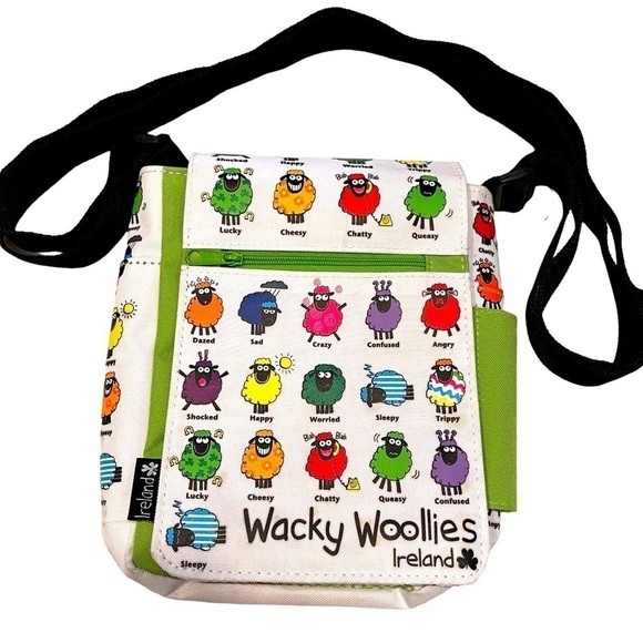 Wacky Woollies Ireland Small Book Pouch - Picture 1 of 7